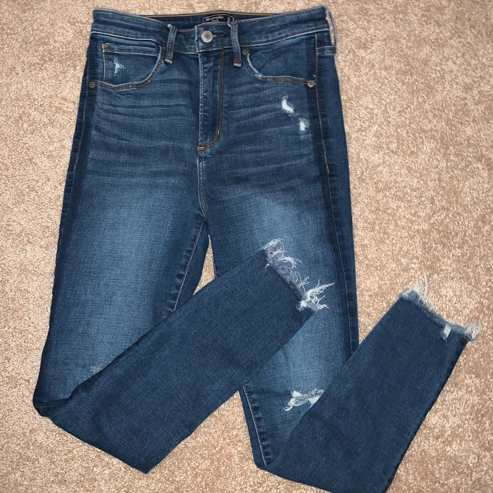 Simone High Rise Skinny Ankle Jeans